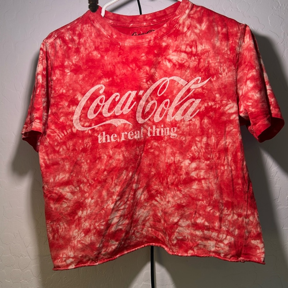 Vintage Coca Cola cut crop t-shirt